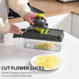 5-in-1 Food Chopper Suitable for Handheld Slicers, Dicers, Graters Multifunctional Vegetable Chopper Kitchen Tool