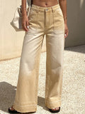 European and American style 2026 women's jeans wide leg pants jeans pants trousers