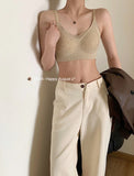 Wireless Support Bra Small Breasts, European Style Push Up Bralette, No Underwire No Padding Anti-Sagging Comfort, Autumn Winter