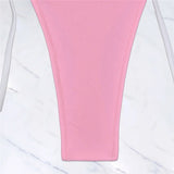 S - XL Sexy Halter Strappy High Cut Bikini Women Swimwear Female Swimsuit Two-Pieces Bikini Set Bather Bathing Suit Swim V6244