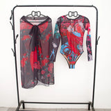 2025 New Women's 4 Piece Bikini Set Swimwear Sexy Summer Bathing Suit with Beach Cover up Swimming Costume Купальник