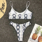 14 Color S - XL Sexy Leopard Bikini Women Swimwear Female Swimsuit Two-Pieces Bikini Set Brazilian Bather Bathing Suit Swim V871