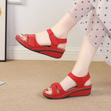 Women Sandals Soft Stitching Ladies Sandals Comfortable Flat Sandals Women Open Toe Beach Shoes Woman Footwear Sandalias Treking