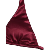 Sexy Satin Halter Brazilian Padded Bikini Female Swimsuit Women Swimwear Two-Pieces Bikini Set Bather Bathing Suit Swim V4966S