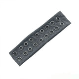 Punk Girl Hollowed Out Eyelets Wide Elastic Headband Stretchy Metal Rock Steampunk for Sports Headbands Hair Accessories