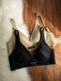 MOYISU Japanese Silky-Tech Bralette - Traceless Wireless Summer Bras for Small Chest Pull Together Soft Support Back Tuck Design