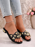 Women Shoes Ladies Flip Flops Designer Outside Female Slippers Summer New Luxury Sandals Fashion Walking Open Toe Slides