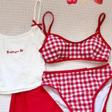 Summer New Pure Desire Style Spicy Girl Shoulder Strap Vest Women's Slim and Versatile Beach Resort Swimsuit
