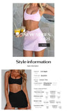 Phantasy Yoga Set Sleeveless Halter Crop Top High Elastic Skirt Sports Suit Sexy Yoga Short Skirt Casual Sports Style Vestido