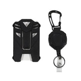 Retractable Badge Holder with ID Card Holder Case Clip