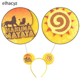 Disney Festival Party Cosplay Mouse Ears Headband 3.3" Ears Glitter Hairband Without Bow For Boys DIY Cartoon Hair Accessories