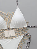 Halter Triangle String Bikinis 2026 Women Sexy Swimsuit Solid Brazilian Swimwear Female Bathers Bathing Swimming Swim Suit