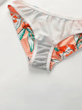 Hot Selling High-quality Multi-color Lingerie 2-piece set For Women's Underwear Beautiful Print Push Up Bra Beach party bikini