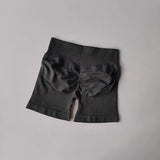 Women's High-Waisted Yoga Sports Shorts Summer Stretch Hip-Lifting Abdominal-Tightening Fitness Three-Part Shorts