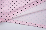 FDYOUI Women's Polka Dot Print Pink Swimsuit Lace-up Bras Panties Split Skirts 3 Pieces Bikinis Sets Bathing Suit Beach Swimwear