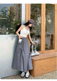 Versatile Knot Spring Summer F Skirt Ele Design Elastic Waist Skirt Sweet Aosphere Skirts For Ladies Fashion Women Skirts HSSZ