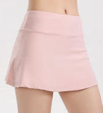 Summer Slim Yoga Shorts New Short Skirts Ultra Short Mini Skirts Gym Exercise Running Fitness Tennis Anti-Light Sports Skirts