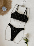 2026 Fashion Bandeau Women's Two-Piece Swimsuit - Trendy Beige Design Perfect for Beach Wear and Pool Parties Summer Getaways