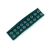 Punk Girl Hollowed Out Eyelets Wide Elastic Headband Stretchy Metal Rock Steampunk for Sports Headbands Hair Accessories