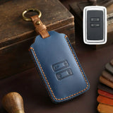 Leather Car Key Case Cover for Renault Captur Koleos Kadjar Zoe Arkana Espace Clio Megane Grand Scenic Sandero Dacia Duster Card