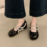 Women's Retro Elegant Shallow Mouth Casual Wedge Heel Mary Jane Shoes  Autumn New Fashion Versatile Comfortable Single Shoes
