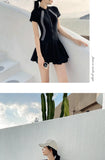 One Piece Swimsuit Skirt Style Plus Size Slimming and Belly Covering Style Hot Spring Bikini Swimsuit for Women