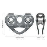 Cable Trolley Caving Trolley Pulley Trolley Lixada 30kN Cable Trolley Pulley with Ball Bearing Climbing Caving Aloft Work