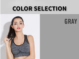 New Sports Bra Women Seamless Gym Jogging Crop Top Female Tops Yoga Fitness Shockproof Vest Sport Bras for Women Sutian Feminino