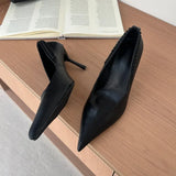 Pointed Toe Pumps Street Style High Heels Women Sexy Banquet Party Shoes for Women Rhinestone Shallow Elegant Designer Shoes New