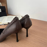 Pointed Toe Pumps Street Style High Heels Women Sexy Banquet Party Shoes for Women Rhinestone Shallow Elegant Designer Shoes New