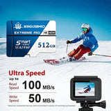 Extreme A1 4K Micro TF Card - High-Speed 190GB/s Memory TF Flash Card for Drones Phones Dash Cams 64GB 128GB 256GB 512GB