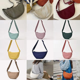 Nylon Hobos Women's Shoulder Dumpling Bag Large Capacity Travel Crossbody Half Moon Bags Outdoor Phone Pouch Handbags Wholesale