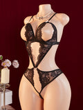 New Sexy Lingerie Women Open Bra Crotchless Sex Underwear Porn Babydoll Dress Hot Lace Sexiest Bodysuit Female Erotic Costume