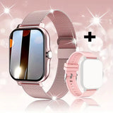 LAXASFIT 2025 New Smart Watch Bluetooth Talk Full Touch Screen Heart Rate Monitor Sports Fitness Smart Watch Men Women Gift