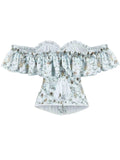 New three-dimensional flower satin lace sexy tube top corset Palace ladies body corset