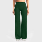 High Waist Pocket Yoga Pants for Women - Stretch Breathable Gym Workout Leisure Tummy Control Tights with Pockets