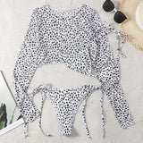 Toucheart Leopard For Women Swimsuit Items Halter Micro Bikini Top Separately Print Bathing Suit Brazilian Low Waist Beachwear