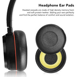 Replacement Earpads Professional Protein Leather Headphone Ear Cushions for Jabra Evolve 20 20se 30 30II 40 65 65+