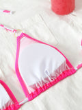 Triangle Halter Thong Bikinis 2026 Women Sexy Swimsuit Ring String Swimwear Female Bathers Bathing Swimming Swim Suit Beachwear
