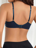 Cotton bra Blue triangular cup without steel ring underwear sports yoga bra breathable and comfortable women's underwear YS3582