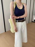 Sports vest U-neck slim fit camisole bottoming T-shirt