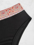 ZTVitality Patchwork Print Push Up Sexy Bikini 2026 New Arrival Padded bra High Waist Swimsuit Female Swimwear Women Brazlilan