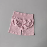 Women's High-Waisted Yoga Sports Shorts Summer Stretch Hip-Lifting Abdominal-Tightening Fitness Three-Part Shorts