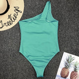 2023 Vintage Swimsuit Women One Piece Ruffle Strap Swimwear Female Push Up Monokini Padded Beach Bathing Suits Black Bodysuits