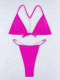 DEKA Thong Bikini Sexy String Pearls Mini Set Swimwear Women Swimsuit Female Swimming for Beach Wear for Bathing Suits