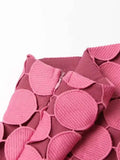 Dot Solid Minimalist Casual Skirt For Women High Waist Patchwork Zipper Irregular Hollow Out Skirts Female Fashion New OPM8