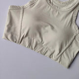 Women's sports bra vest yoga suit, shock resistant running, fitness training, quick drying one-piece vest