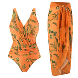 2026 Print Swimsuit One Piece & Swim Dress Sexy Swimwear Women Bathing Suit Padded Beachwear Swimming Summer
