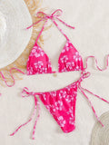 Sexy Micro Bikini Women Swimsuit Trend Two-piece Thong Bikini Set Lace Up Beach Wear Female Swimwear for Woman Bathing Suit