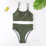 0XL - 4XL 7 Colors Bikini Plus Size Large Size Swimwear Women Swimsuit Female Two-Pieces Bikini Set Bather Bathing Suit V3774B